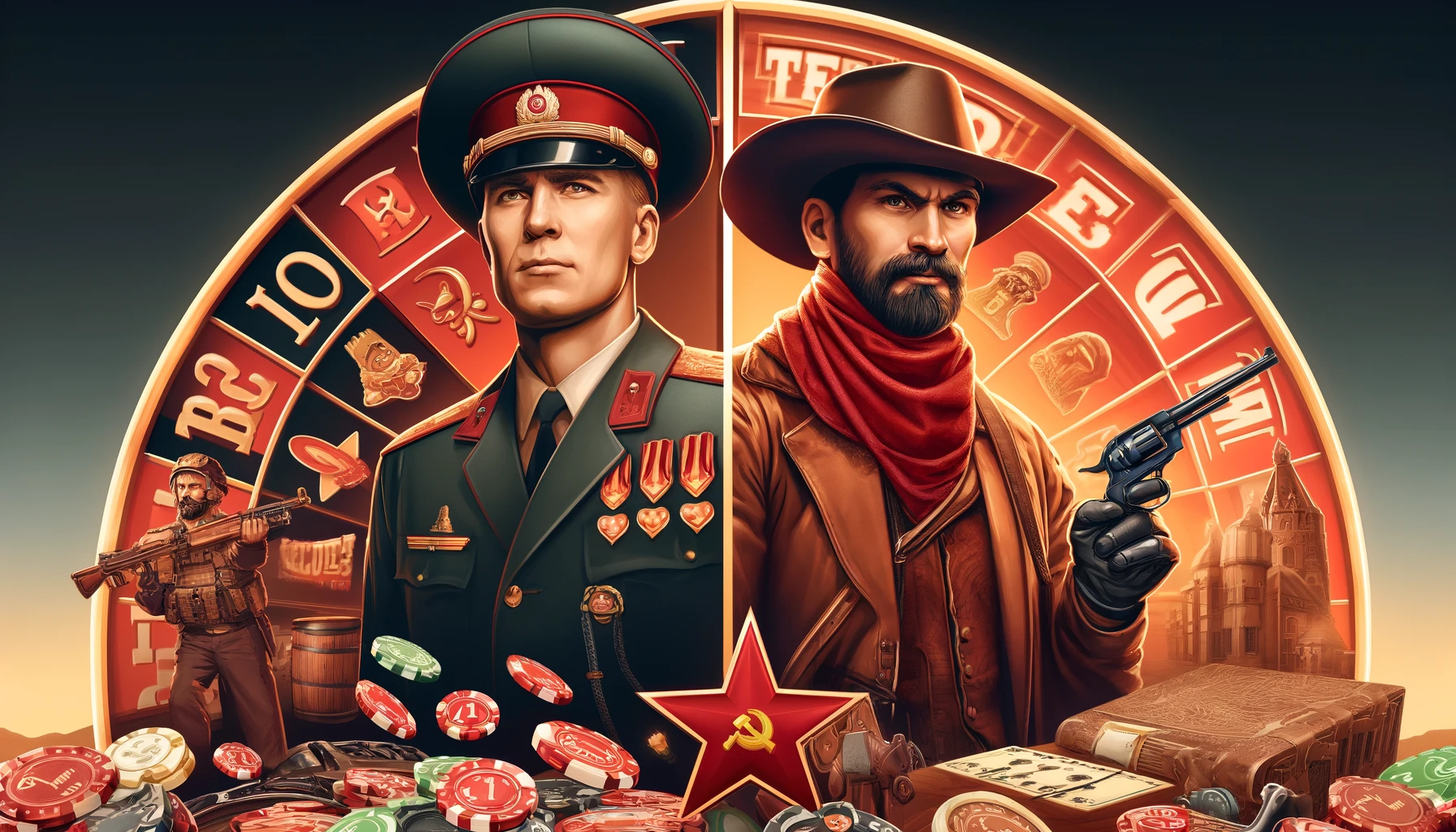 ковбой и солдат красной армии слоты казино